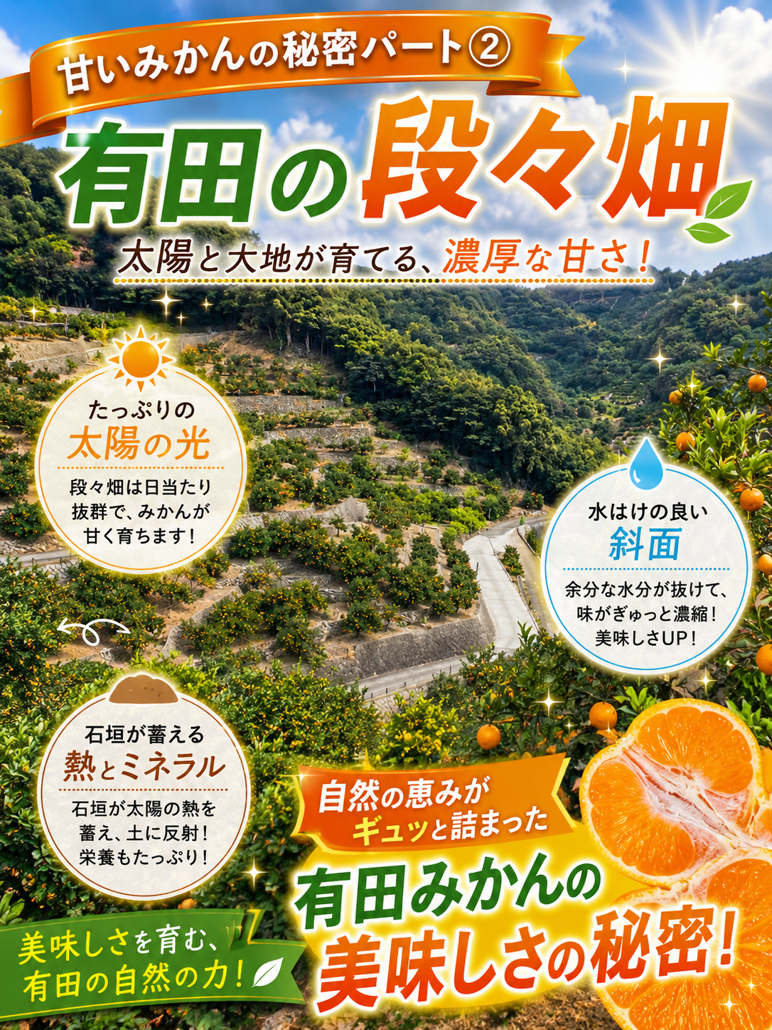 【旬味】YN-26｜和歌山オリジナル品種｜ゆら早生から生まれた小玉みかん｜濃厚な甘さと爽やかな酸味